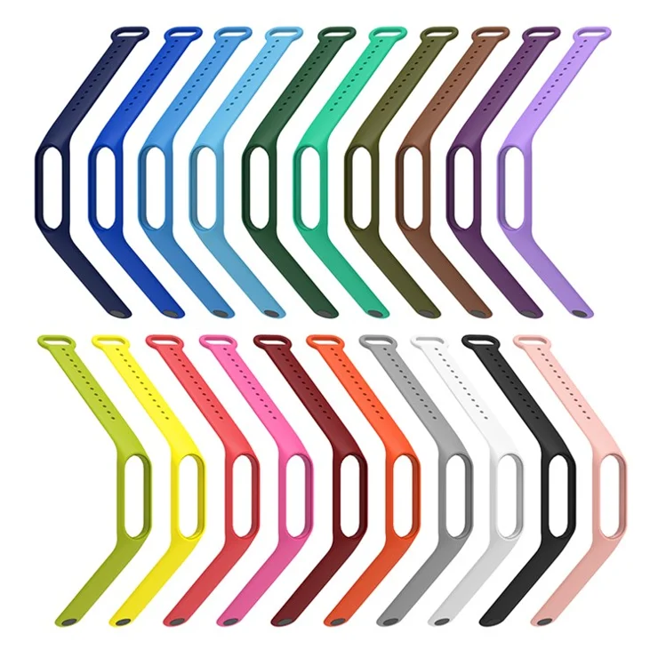 Soft TPU Watch Band for Xiaomi Mi Band 7, Adjustable Wrist Strap Bracelet Replacement - Brown