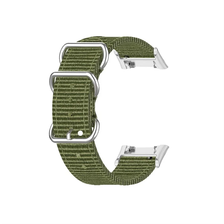 For Oppo Watch Free Watch Strap Adjustable Nylon Bracelet Smart Watch Breathable Band for Women / Men - Army Green