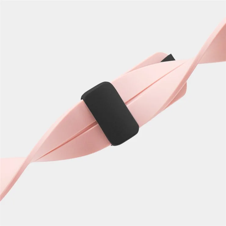 Watch Strap for Apple Watch Series 10 42mm / 9 8 7 41mm / SE (2023) SE (2022) SE 6 5 4 40mm / 3 2 1 38mm Silicone Sport Band with Magnetic Folding Buckle - Light Pink
