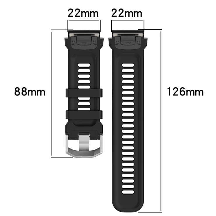 A2029 Quick Release Watch Strap for Huami Amazfit Falcon , 22mm Soft Silicone Replacement Watch Band - Starlight