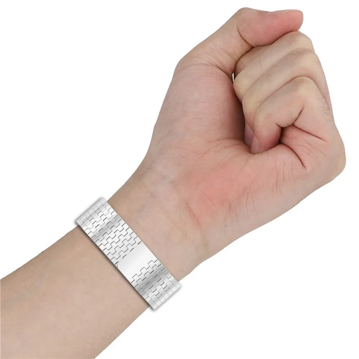Watch Strap for Apple Watch Series 10 42mm / 9 8 7 41mm / SE (2023) SE (2022) SE 6 5 4 40mm / 3 2 1 38mm Replacement Band Magnetic Stainless Steel Strap - Silver