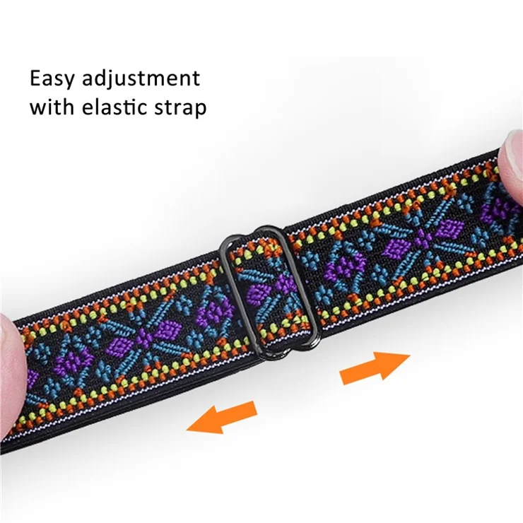 For Xiaomi Redmi Watch 3 Active Nylon Strap with Case Cover Quick Release Elastic Watch Band - Purple
