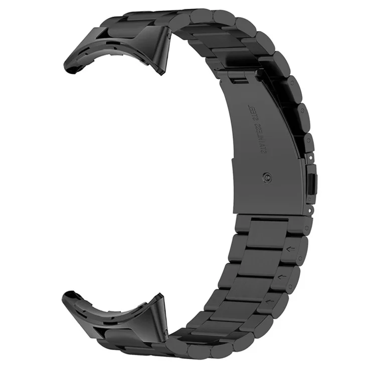 For Google Pixel Watch 3 41mm / Watch 2 / Pixel Watch Stainless Steel Watch Strap Integrate Replacement Watch Band - Black