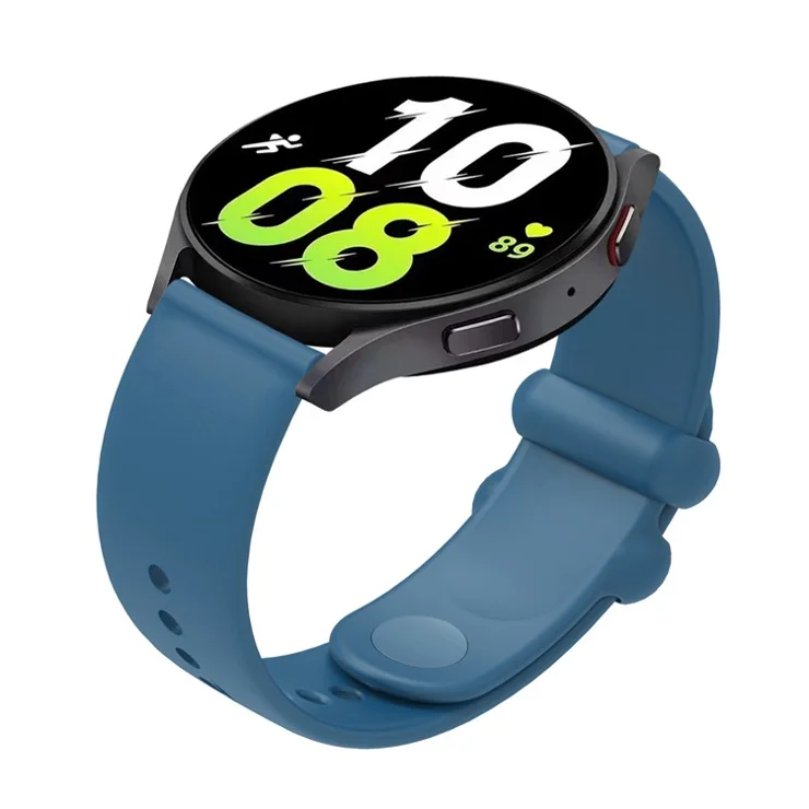 For Samsung Gear S3 / Huami Amazfit Pace Sport Band 22mm Waterproof Silicone Strap - Rock Cyan