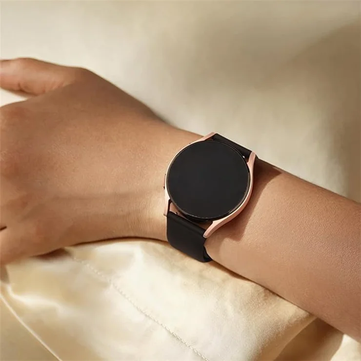 KALEBOL KLB-HDKGJ-001 For Samsung Galaxy Watch3 45mm Silicone Band 22mm Watch Strap with Butterfly Buckle - White