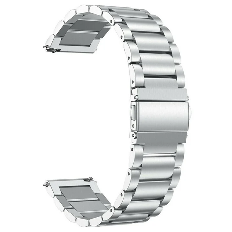 For Garmin Forerunner 265 / 265 Music Replacement Watch Strap 22mm 316L Stainless Steel Band - Silver