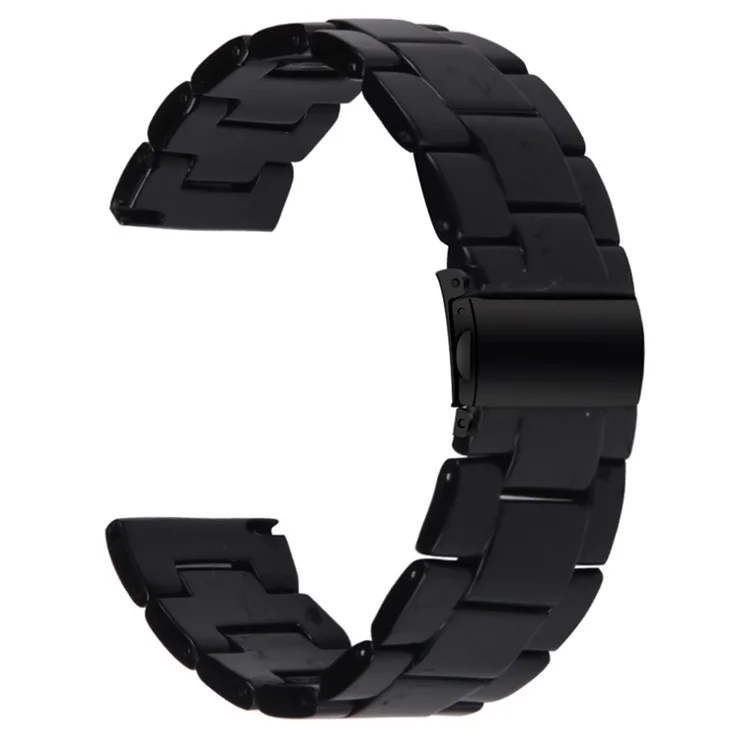 For Popglory 1.4" P22 / 1.85" P66 Smart Watch Replacement Strap Waterproof Resin Sports Watch Band - Black