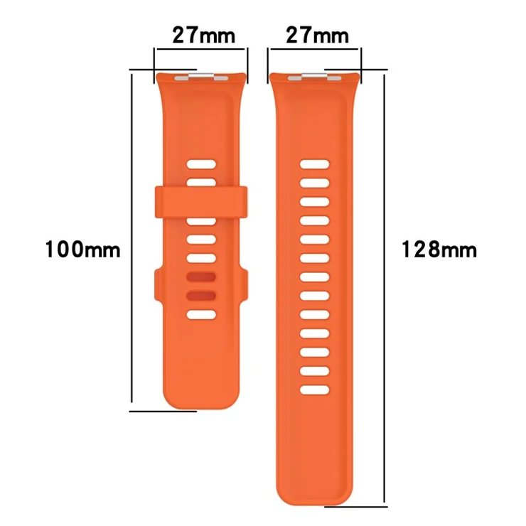 For Xiaomi Redmi Watch 4 / Smart Band 8 Pro Watch Band Silicone Strap Replacement - Light Pink