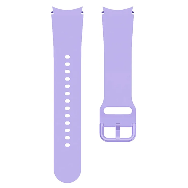 KALEBOL For Samsung Galaxy Watch FE 40mm / Watch4 / Watch 5 / Watch6 Silicone Watch Bands Waterproof Soft Strap - Lilac Purple
