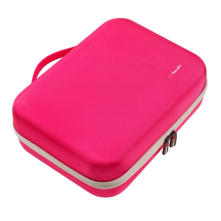 For Apple Vision Pro MR Headset Storage Bag Protective Carrying Case with Telescopic Handle - Rose