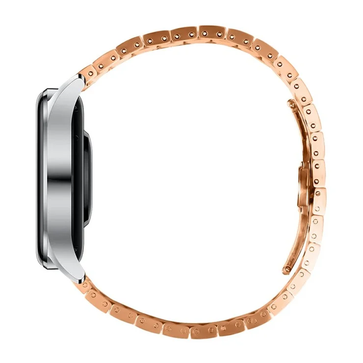 For Xiaomi Watch S2 42mm / 46mm Wrist Band Stainless Steel Watch Strap with Buckle - Rose Gold