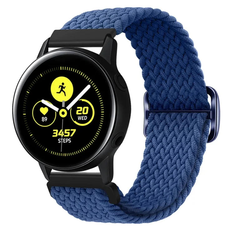 KALEBOL KLB-BZNL-001 For Samsung Galaxy Watch6 Classic 43mm / 47mm Watch Band 20mm Nylon Replacement Strap - Sea Blue