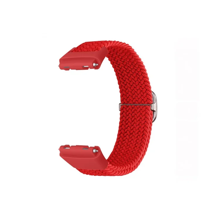 For Xiaomi Redmi Watch 3 Active Smart Watch Band Woven Replacement Strap - Red