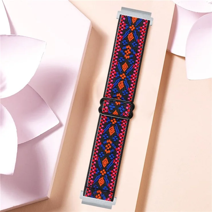 For Gabb Watch 1 Nylon Braided Watch Band Elastic Smartwatch Strap - 54