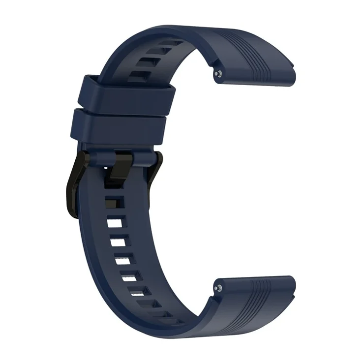 For Honor Watch GS 4 Soft Silicone Watch Strap 22mm Replacement Watch Band - Midnight Blue
