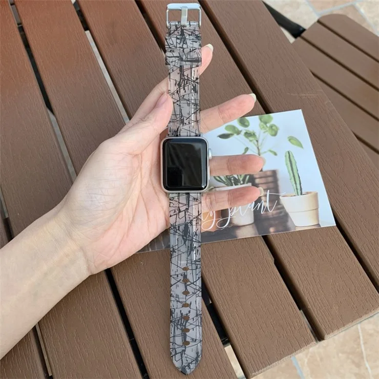 For Apple Watch 10 46mm / Ultra 2 / Ultra 49mm / 9 8 7 45mm / SE (2023) SE (2022) SE 6 5 4 44mm / 3 2 1 42mm Rubber Watch Band, Silver Buckle - Pink