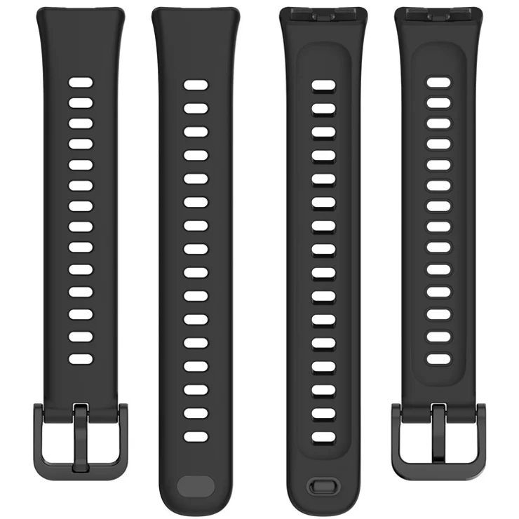 For Huawei Band 8 / 8 NFC / 9 / 9 NFC Glossy Silicone Watch Strap Replacement Watchband - Sky Blue