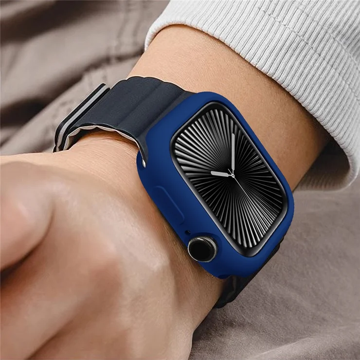 For Apple Watch Series 11 10 46mm Case Half Wrapped Soft TPU