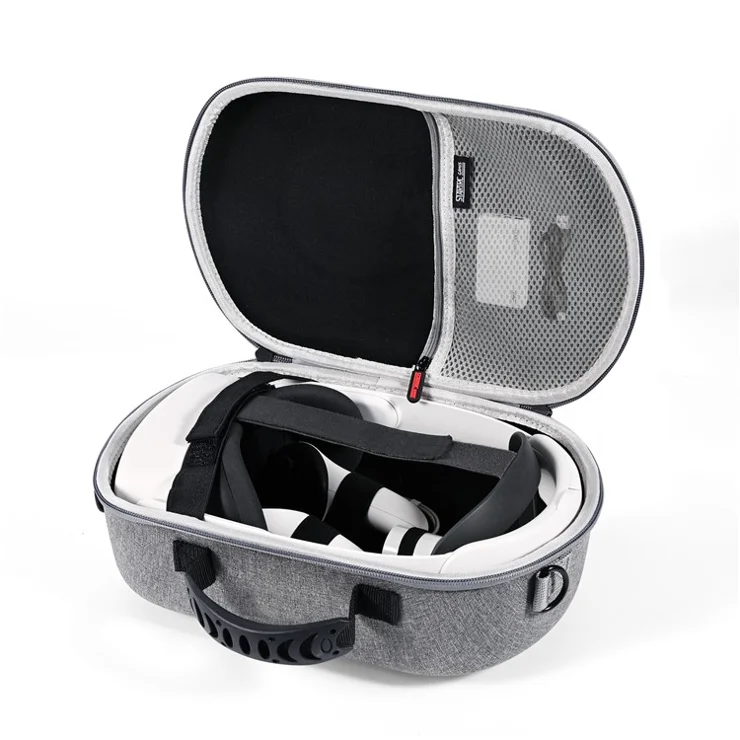 STARTRC GAMES Storage Bag for Meta Quest 3S / Quest 3 / Quest 2 Snowflake Cloth Carrying Case