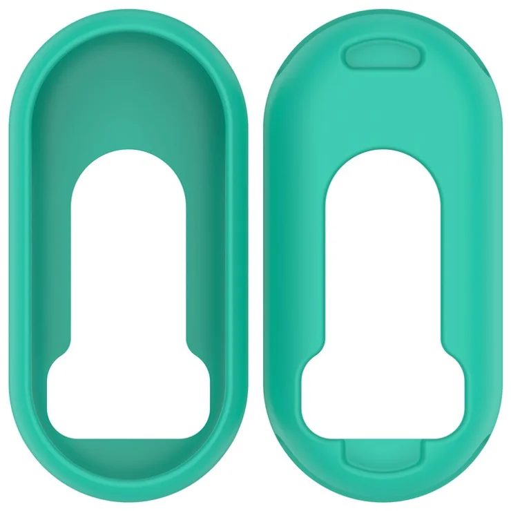 Silicone Watch Case for Xiaomi Smart Band 9 / 9 NFC / 9 Ceramic Edition / 8 / 8 NFC Watch Frame Cover - Teal