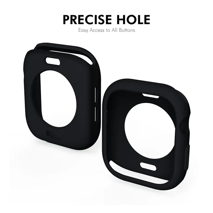 For Apple Watch Series 10 42mm ENKAY HAT PRINCE 2 in 1 Candy Color TPU Watch Case with Full Coverage PMMA Soft Film - Purple