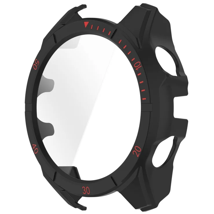 Coque De Protection Pour Garmin Venu X1 - 2 Pièces (transparent + Noir), Verre Trempé 9H, Anti-choc, Facile à Installer