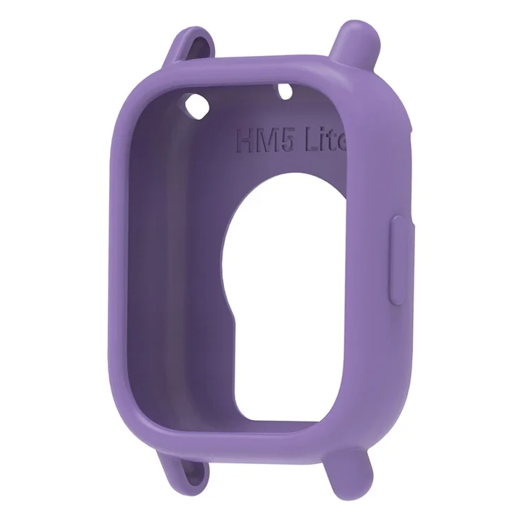 For Xiaomi Redmi Watch 5 Lite Watch Case Soft Silicone Watch Cover - Lavender Purple