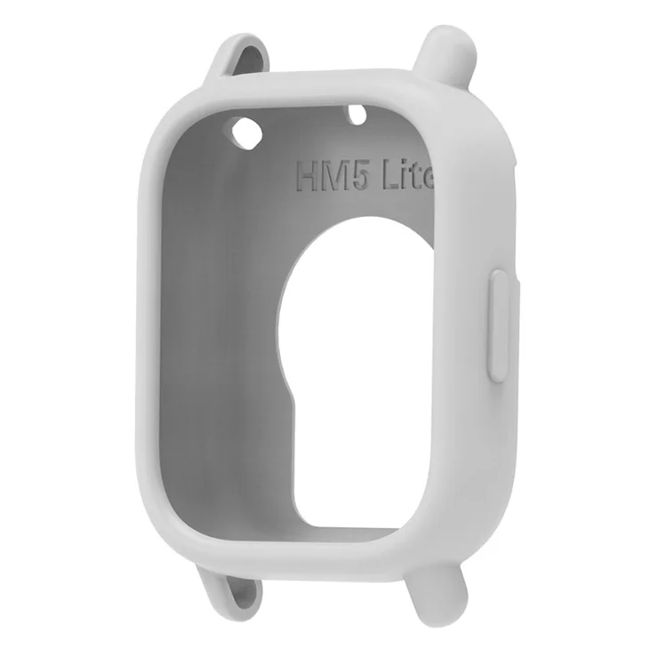 For Xiaomi Redmi Watch 5 Lite Watch Case Soft Silicone Watch Cover - Grey