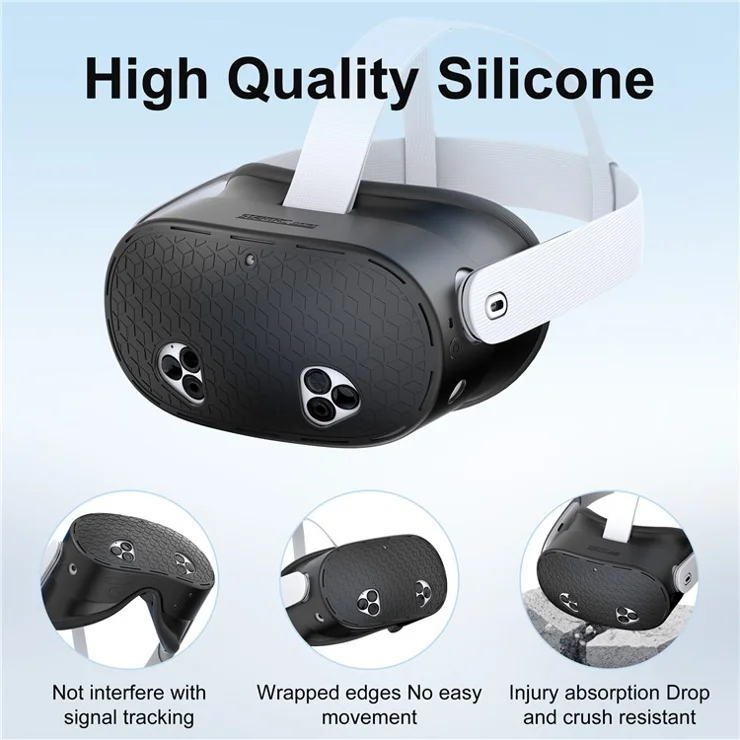 STARTRC GAMES For Meta Quest 3S Silicone Cover Set, Headset Cover, Face Cover, Controller Grips Cover Kit