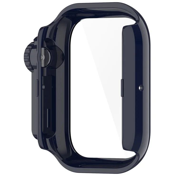 For Honor Watch 5 PC Tempered Glass Integrated Watch Case Full Coverage Protector - Blue