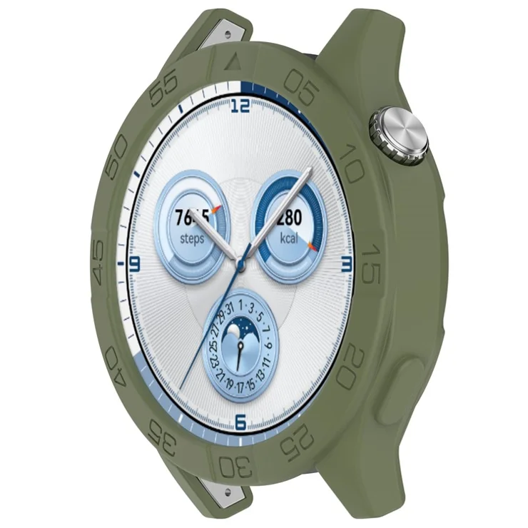 Watch Case for Huawei Watch GT 5 Pro 46mm / GT 5 46mm / GT 4 46mm Soft Silicone Protective Cover - Green