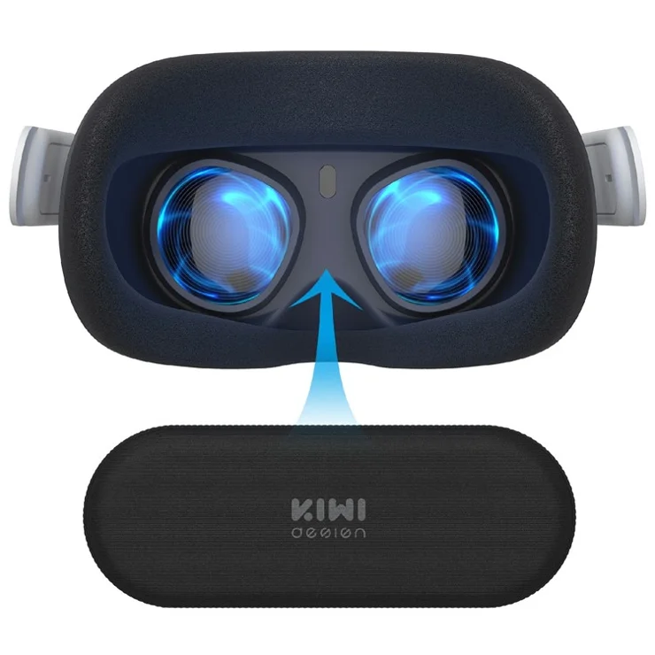 KIWI DESIGN QP01 Lens Protector Pad For Meta Quest 3S / 3 / 2 / Apple Vision Pro VR Headsets Sunlight Dust Protection