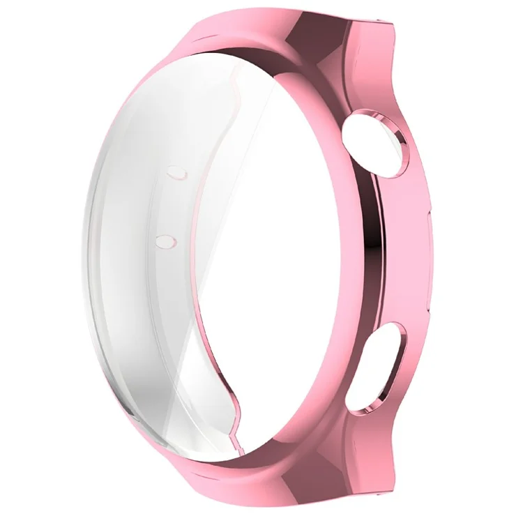 For Huawei Watch 4 TPU Watch Case Full Coverage Electroplating Protective Cover - Pink