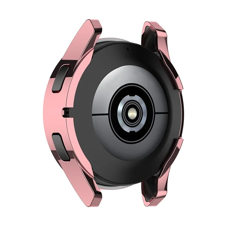 Electroplating Design TPU Smart Watch Protective Case Cover for Samsung Galaxy Watch4 44mm SM-R870 - Pink