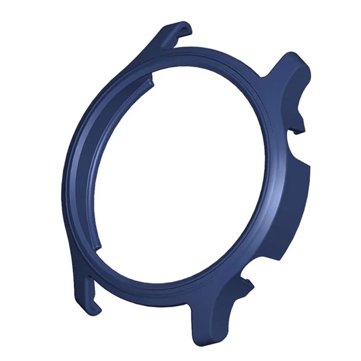 Solid Color Ultra Light PC Smart Watch Frame Case Cover Protector for Xiaomi Haylou RS3 LS04 - Midnight Blue