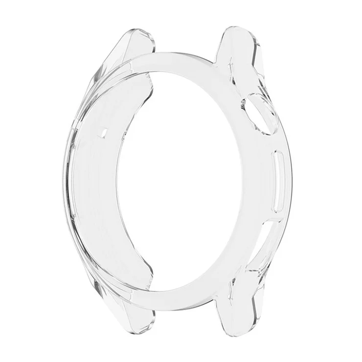 For Huawei Watch GT Runner Transparent TPU Smart Watch Half Cover Protective Case - Transparent