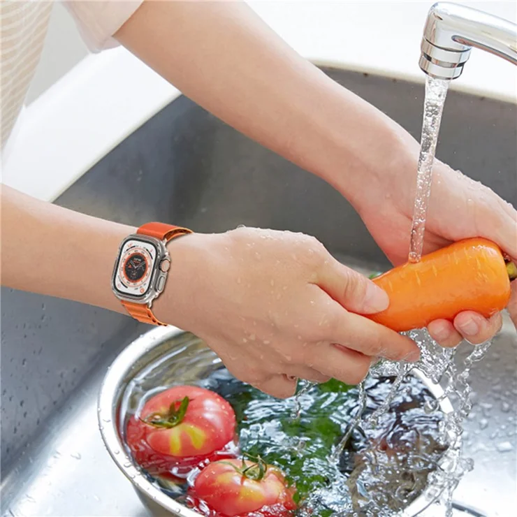 For Apple Watch Ultra 2 49mm / Ultra 49mm Hard PC Frame Cover Electroplating Hollowed-out Anti-Scratch Protective Case - Silver