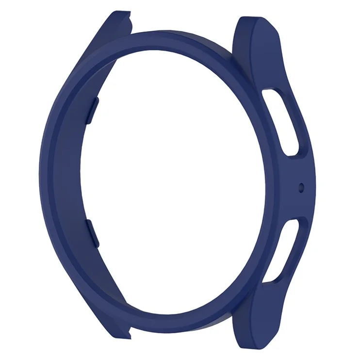 For Samsung Galaxy Watch6 Classic 43mm Protective Cover Frame Hard PC Rubberized Watch Case - Midnight Blue