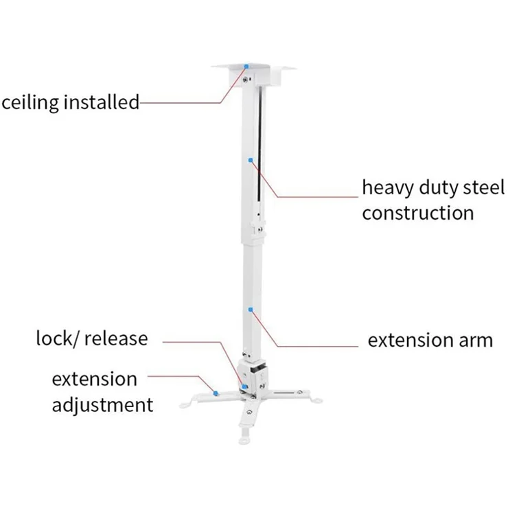 Projector Mount Bracket Ceiling Mount for Home Projector