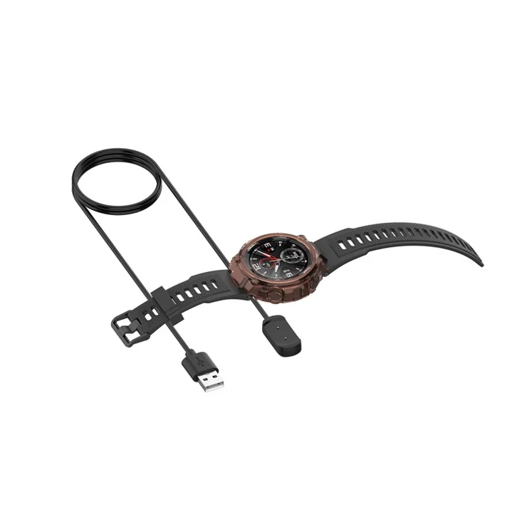 For Amazfit T-Rex A1918/GTR 42mm/GTR 47mm/GTS 1m Magnetic USB Charging Cable Portable Charger Cradle