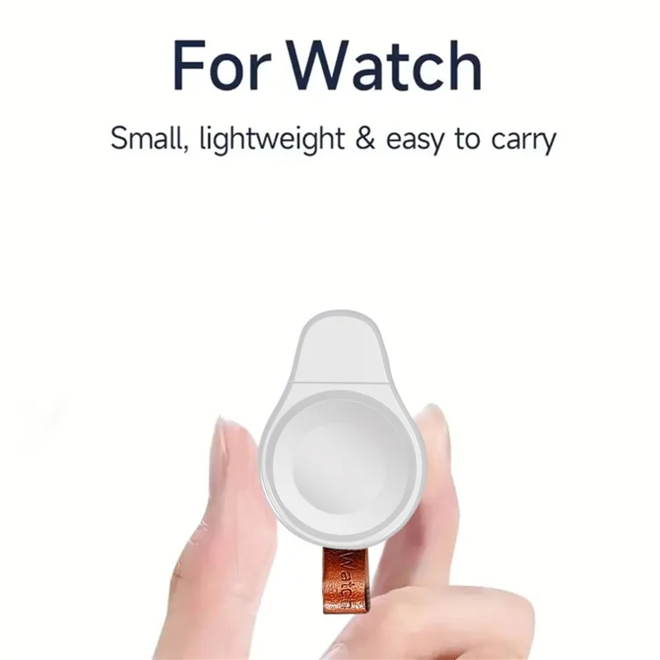 A01 For Apple Watch USB Wireless Charger Magnetic Charging Dock - White