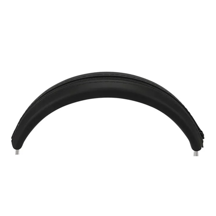 Silicone Headband Cover For Beats Studio Pro Kim Special Edition Headphones Zipper Design Headband Cushion - Black