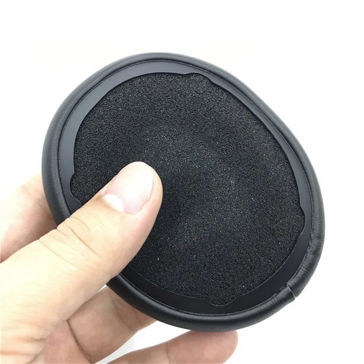 1 Pair Replacement Earpads For Skullcandy Hesh 3 Wireless / Crusher 3.0 Protein Leather Ear Pads Ear Cushions - Wine Red