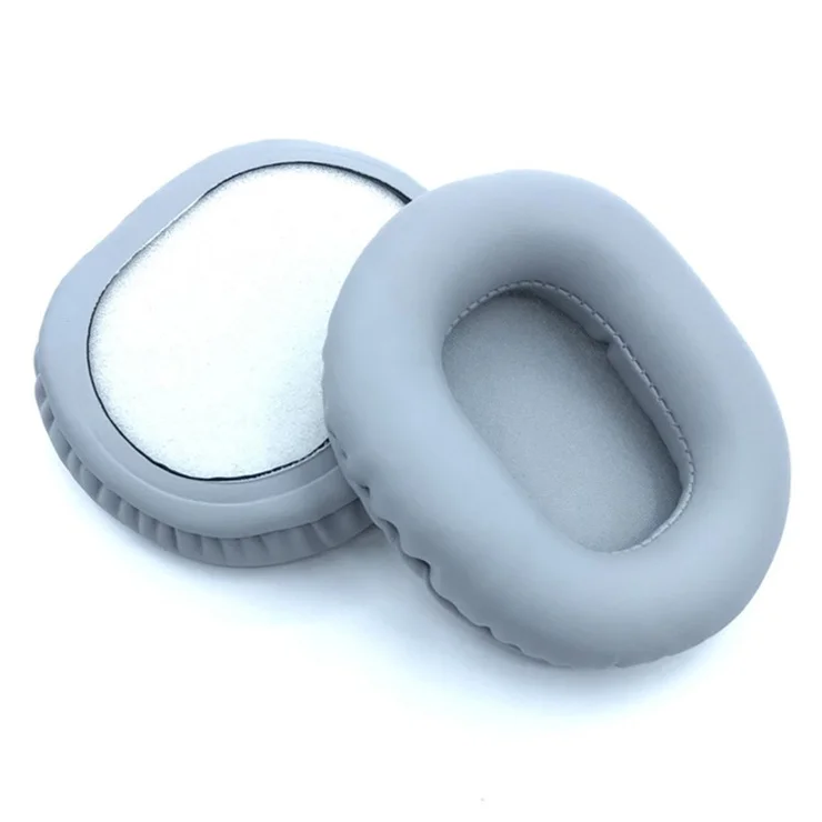 1 Pair Replacement Earpads for Edifier W800BT / W800X / W808BT Headphones PU Leather Cushions - Grey