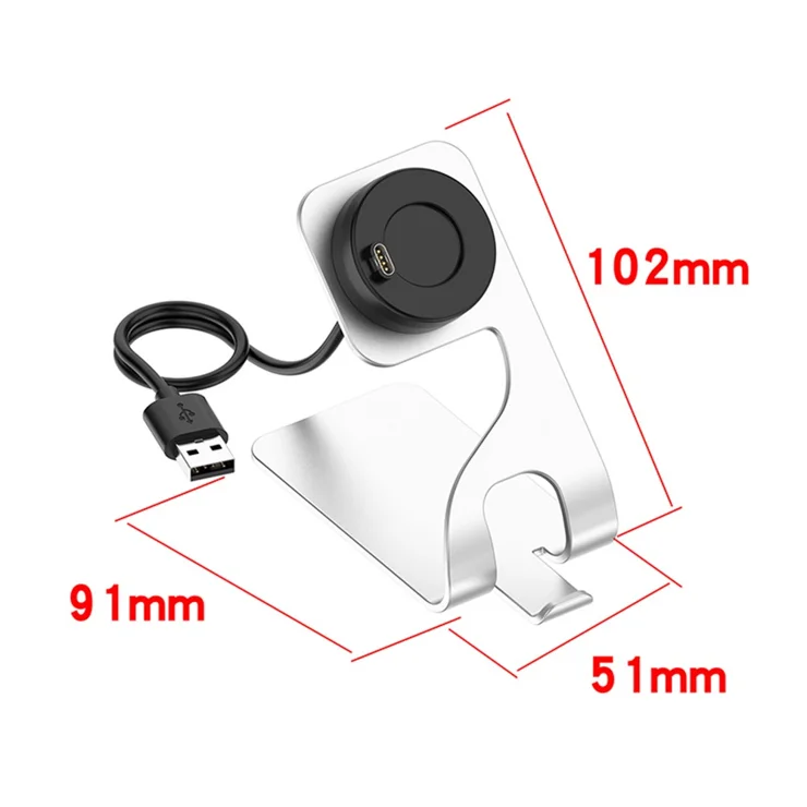 Metal Bracket Charger Charging Stand Dock for Garmin Fenix