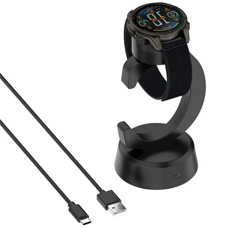 Vhbw Cavo Di Alimentazione USB Compatibile Con Garmin Vivoactive 3 4 3 Music 3 Trainer 4s Smartwatch Tracker Stazione Di Ricarica Nero 100 Cm 69219910 - Foto 4