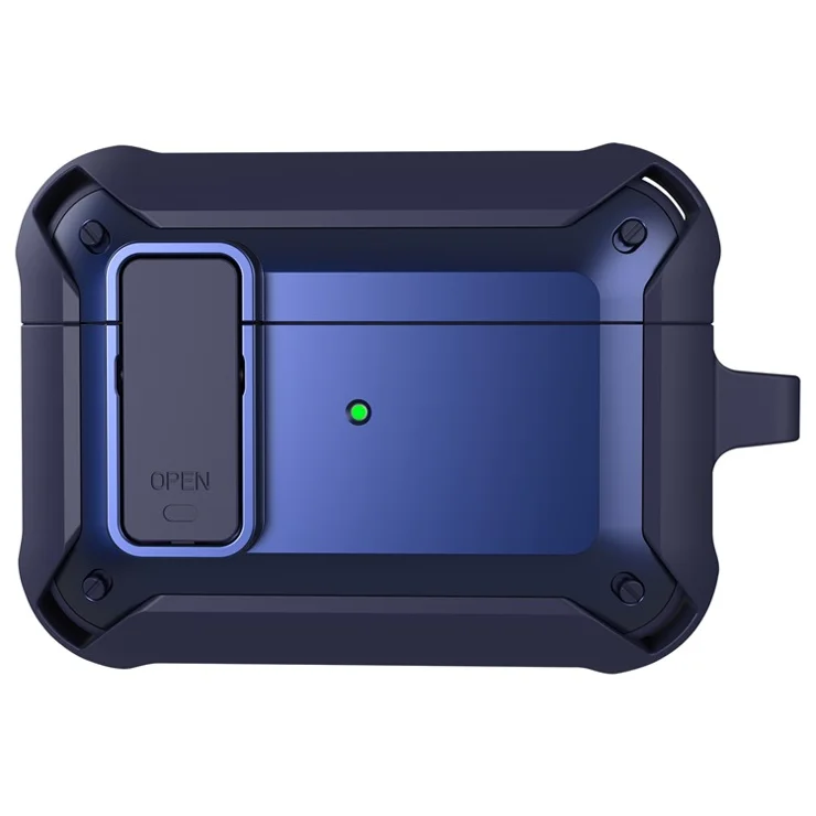 Wireless Earphone Anti-drop TPU+PC Protective Cover Case with Snap-on Lid Design for AirPods Pro - Style 10