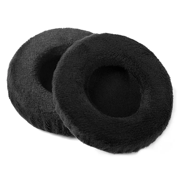 1 Pair Velvet Replacement Ear Pads for Jabra Revo Wireless On-Ear Bluetooth-compatible Headset Parts Earmuff Cover Cushion - Black