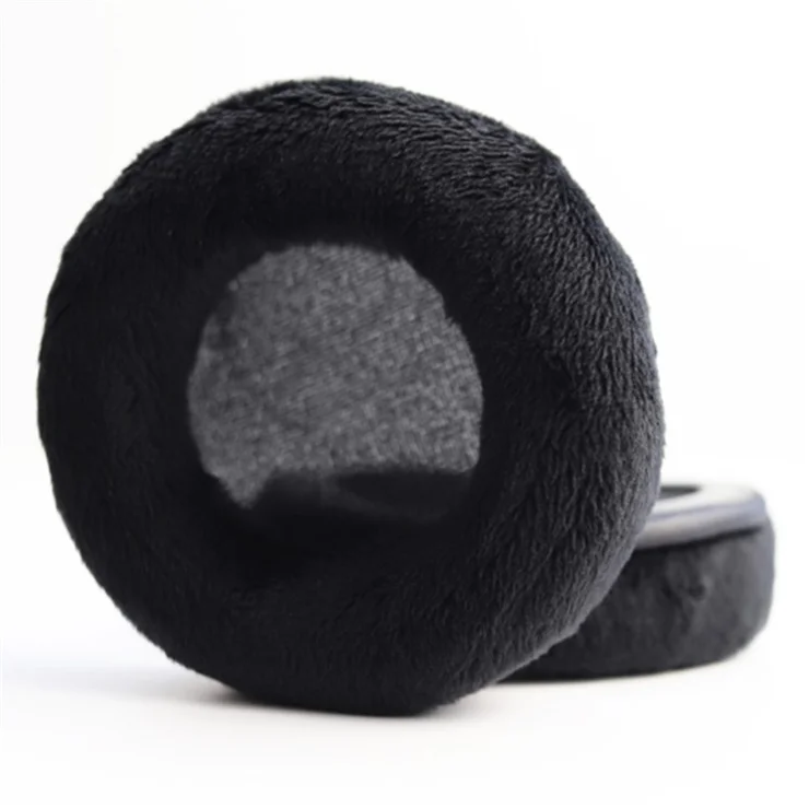 1 Pair Velvet Replacement Ear Pads for Jabra Revo Wireless On-Ear Bluetooth-compatible Headset Parts Earmuff Cover Cushion - Black