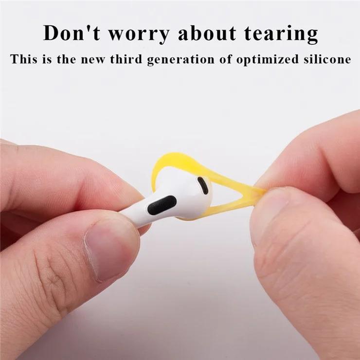 For Apple AirPods 3 3 Pairs Earbuds Anti-slip Silicone Cover Bluetooth-compatible Earphones Earmuffs Ear Tips - Light Purple / Dark Purple / Pink